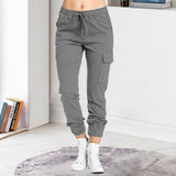 Pantalon cargo à poches latérales