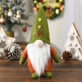 Figurine Elfe de Noël Vert Vieil Homme Sans Visage