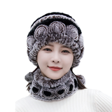 Chapeau en Fourrure de Lapin Rex