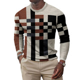 Haut décontracté à manches longues pour hommes