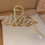 Barrette serpent avec strass
