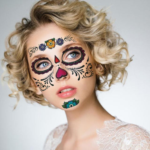 Autocollant de Tatouage Temporaire Étanche pour Halloween