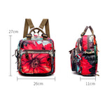 Sac Á Dos Á Motif De Fleurs De Style Loisirs