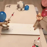 Poupées de clôture en bois fabriquées à la main