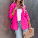 Blazer de couleur unie