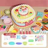 Ensemble de pâte à modeler à gâteau