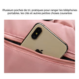 Sac de fitness en nylon rose