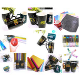 Autocollants décoratifs arc-en-ciel bricolage