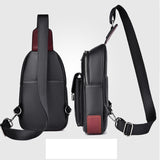 Sac à bandoulière vintage en cuir imperméable pour hommes d'affaires