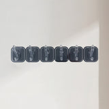 Multifonctionnel transparent 6 crochets