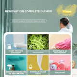 Brosse roulante pour la réparation des murs