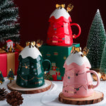 Tasse d'arbre de Noël créative 3D