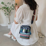 Sac à bandoulière tressé