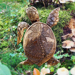 Sculpture sur bois tortue hawaïenne