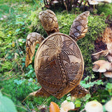 Sculpture sur bois tortue hawaïenne