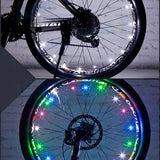 Lumières de Roue de Vélo Rechargeables