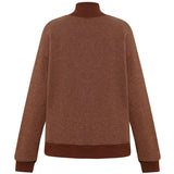 Col roulé uni avec poche