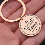 Porte-clés en acier inoxydable