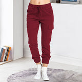 Pantalon cargo à poches latérales