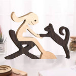 Ornements de table de sculpture en bois