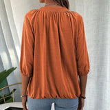 T-shirt Ample à Encolure Ras Du Cou