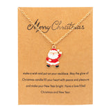 Collier en alliage de la série de Noël
