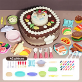 Ensemble de pâte à modeler à gâteau