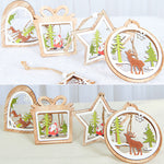 Pendentif en Bois de Noël
