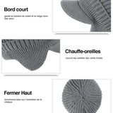 Équitation en Plein Air Élastique Protection d’Oreille Chaude Tricot Chapeau