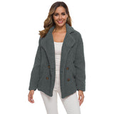 Veste en Peluche pour Femmes en Polaire