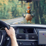 Ornements décoratifs de coq de dessin animé