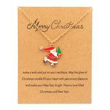 Collier en alliage de la série de Noël