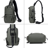 Sac à bandoulière imperméable multifonctionnel de grande capacité