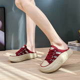 Demi-pantoufles décontractées pour femmes