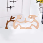 Ornements de table de sculpture en bois