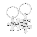 Jeu de porte-clés puzzle pour couple