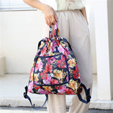 sac à dos imprimé en nylon