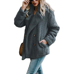 Veste en Peluche pour Femmes en Polaire