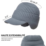 Équitation en Plein Air Élastique Protection d’Oreille Chaude Tricot Chapeau