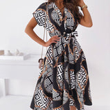 Femmes D'été Imprimé Robe