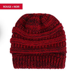 Bonnet en queue de Cheval en Tricot Doux - ciaovie