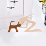 Ornements de table de sculpture en bois