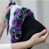 Chapeau en Fourrure de Lapin Rex