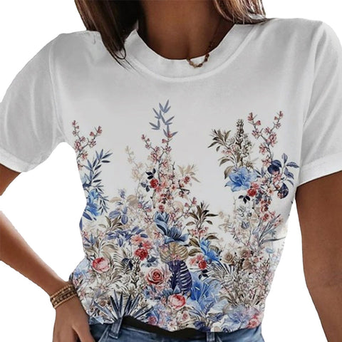 T-shirt décontracté à manches courtes