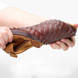 Chaussures en Cuir Décontractées pour Hommes avec Semelle Souple