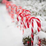 Décorations de Noël en sucre d'orge solaire