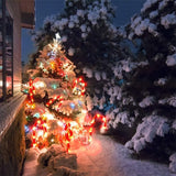 Décorations de Noël en sucre d'orge solaire