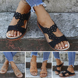 Pente Décontractée Creuse Pour Femmes Avec Des Pantoufles