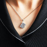 Collier petite Bible en argent sterling