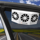 Ventilateur d'aération de fenêtre de voiture à énergie solaire